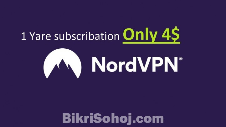 Nord VPN 1 Year subscribation
